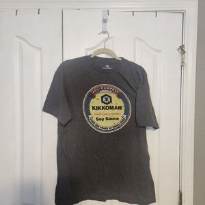 Kikkoman soy sauce shirt Men L Excellent Condition